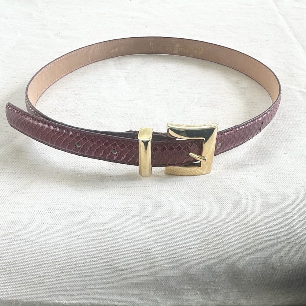 Vintage Snakeskin Women’s Belt S/M